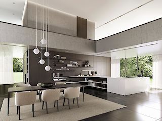 eat-in kitchen by SieMatic